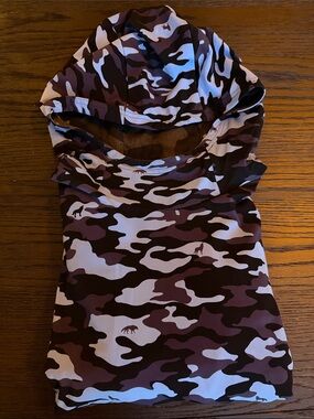 Greyson Blue Camo Hooded Top